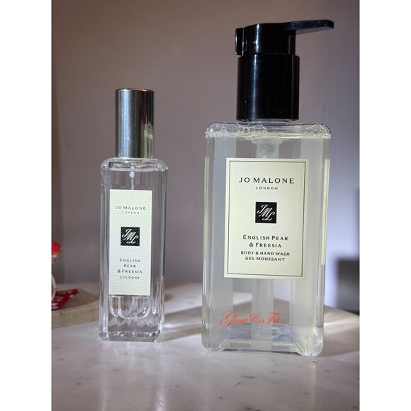 Jo Malone english pear freesia body and hand wash set New